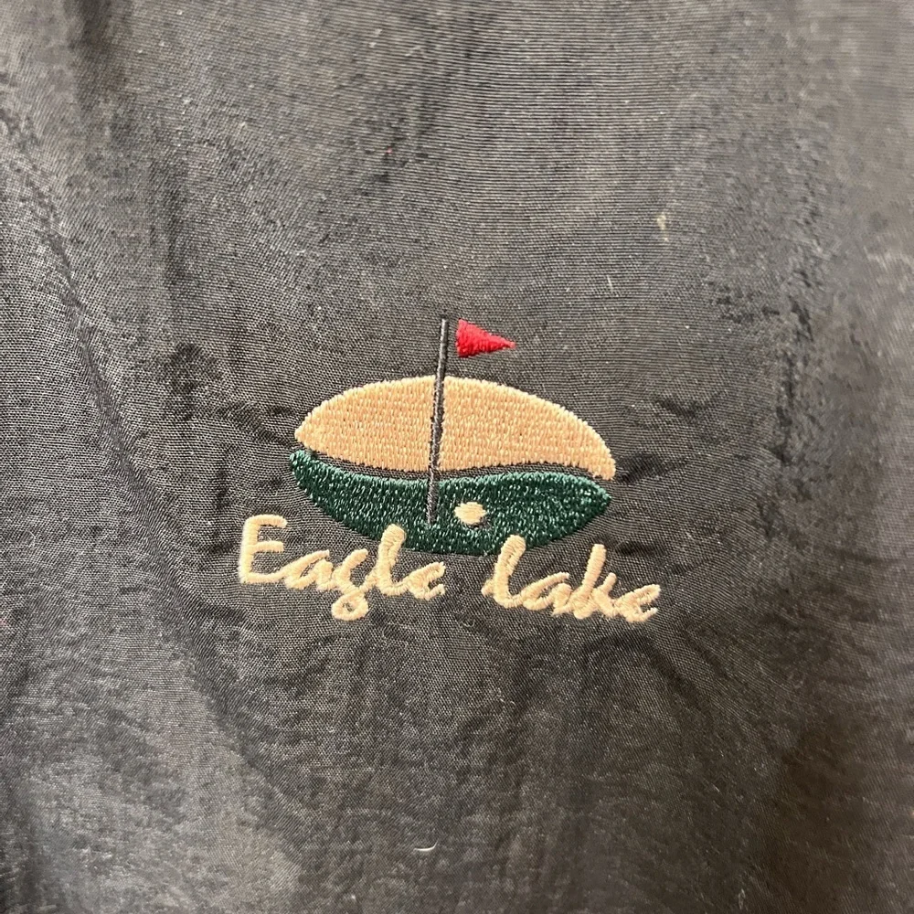 Gear For Sports Golf Black Sleeveless Pullover Sweater Vest Large Eagle …
